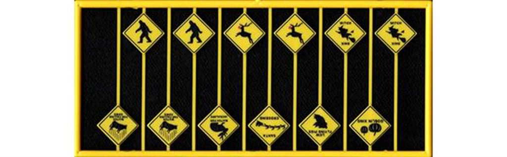 Tichy Train Group #8320 HO Funny Warning Signs Set #1 KIT NIB