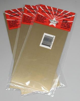 K&S Precision Metals #253 Brass Sheet 0.032" x 4" x 10" NIB