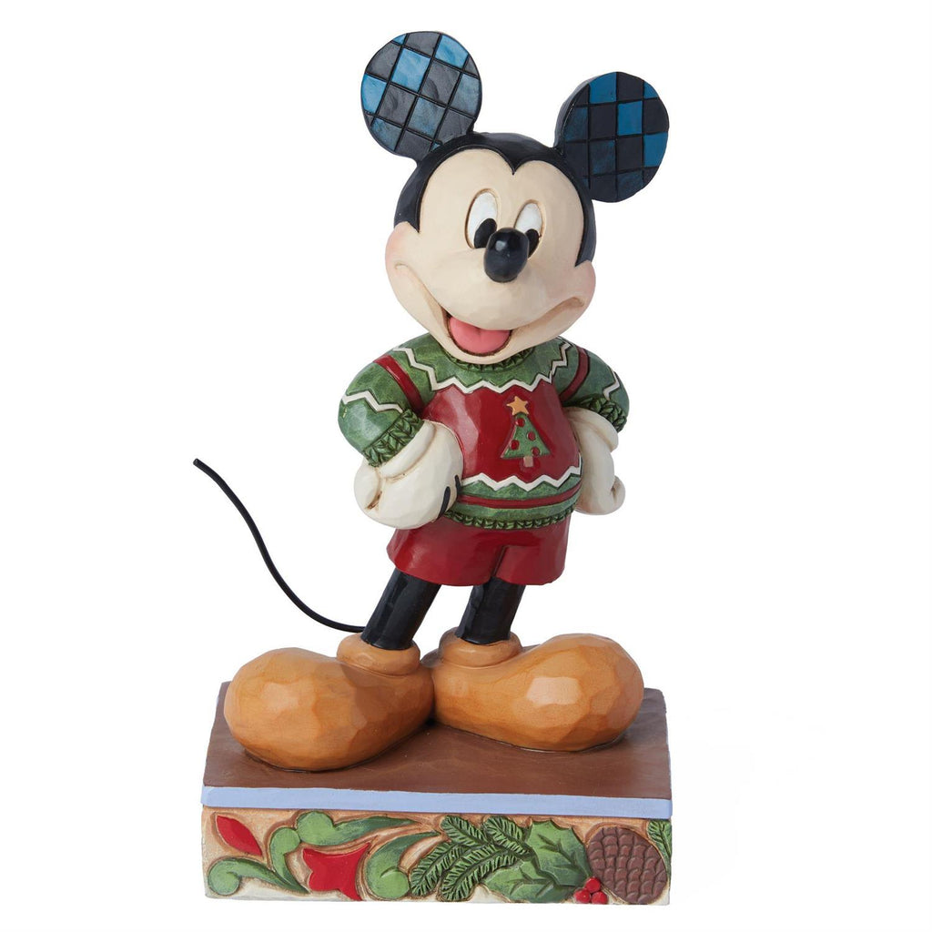 Mickey Mouse "All Decked Out" Christmas Sweater Jim Shore