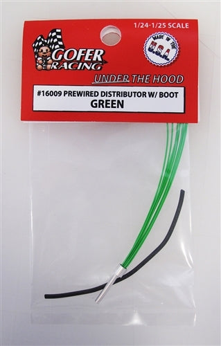 Gofer Racing 16009 Prewired Distributor With Boot Green 1/24 NIB