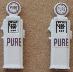 JL Innovative Design #592 HO Deluxe Custom Gas Pumps Pure Oil Pkg of 2 NIB