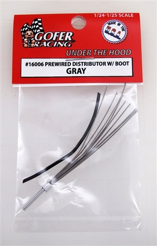 Gofer Racing 16006 Prewired Distributor With Boot Gray 1/24 NIB