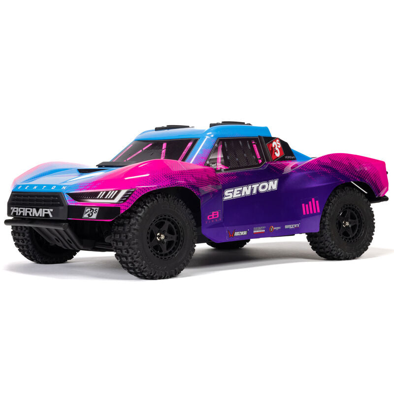 Arrma 1/10 SENTON 223S DSC 4X4 RTR Brushless RC Short Course Truck - Blue