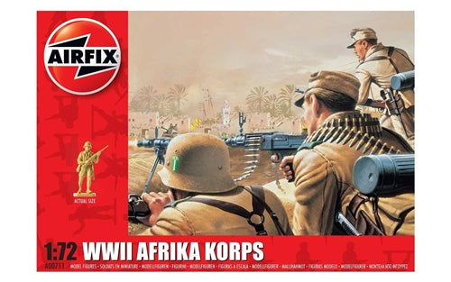 Airfix A00711 WWII Afrika Korps 1/72 Plastic Model Figures NIB