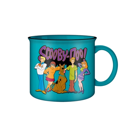 Scooby Doo Group Shot Line Up Logo 20oz Ceramic Camper Mug