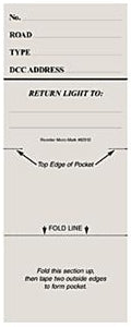 Micro-Mark 82912 Locomotive Cards Pad of 25
