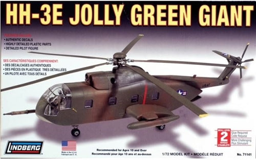 Lindberg 71141 HH-3E Green Giant 1/72 Scale Plastic Model Kit NIB