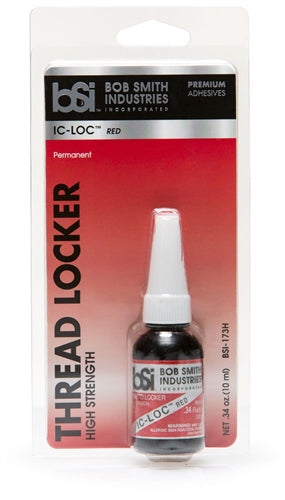 Bob Smith Industries BSI-173H Red IC-LOC High Strength Thread Locker .34 Fl. oz (10 ml) NIB