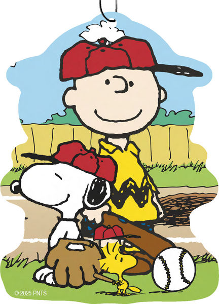 Peanuts Charlie Brown Baseball Air Fresheners 3 pack