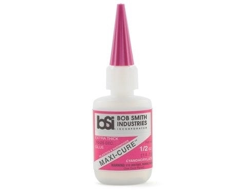Bob Smith Industries BSI-111 Maxi-Cure Extra Thick Cyanoacrylate CA Glue 1/2 oz (14.2 g) NIB
