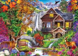 Signature Collection - Hidden Falls Retreat 1000pc Puzzle