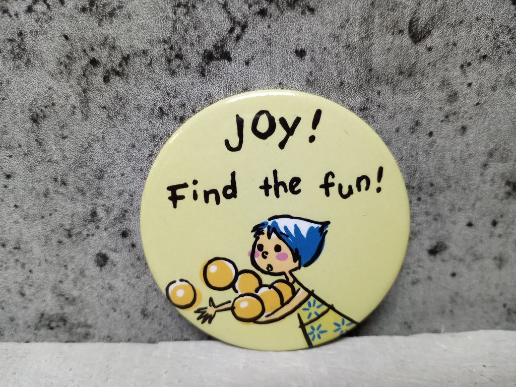 Loungefly - Inside Out: Joy "Find the Fun!" Button