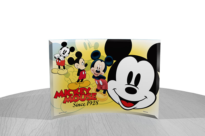 Mickey Through The Years Starfire Glass