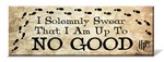 Harry Potter Solemnly Swear..No Good Desk Sign