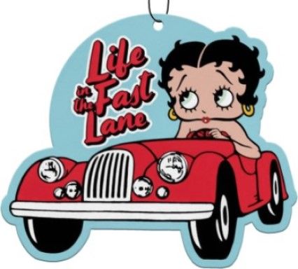 Betty Boop - "Life In The Fast Lane" Air Freshener 3 pack