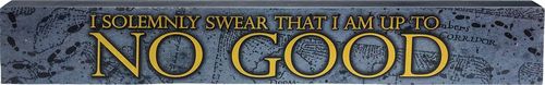 Harry Potter - Solemnly Swear Long Wood Sign
