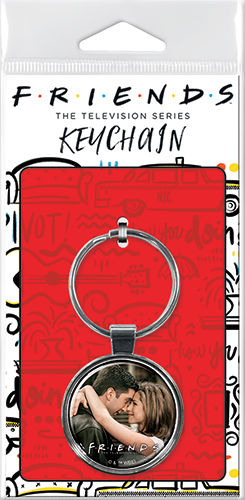 Friends - Ross & Rachel Round Keychain