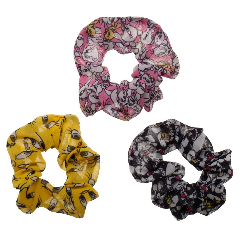 Looney Tunes 3pk Scrunchies